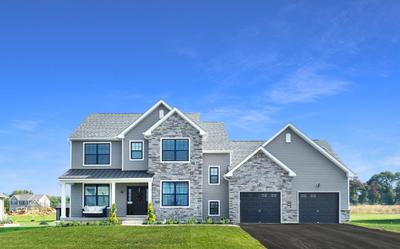Bellwood Traditional Exterior. 2,640sf New Home in Tatamy, PA