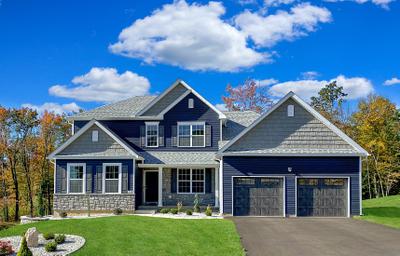 Sienna Exterior. 2,828sf New Home in Bushkill Township, PA