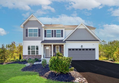 Morgan Traditional Exterior. 4br New Home in Easton, PA