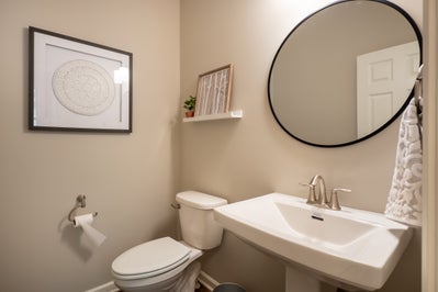 Madison Powder Room. Madison New Home in Drums, PA