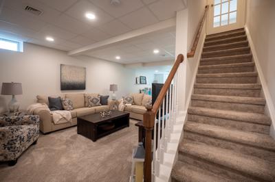 Madison Optional Finished Basement. Madison New Home in Mountain Top, PA