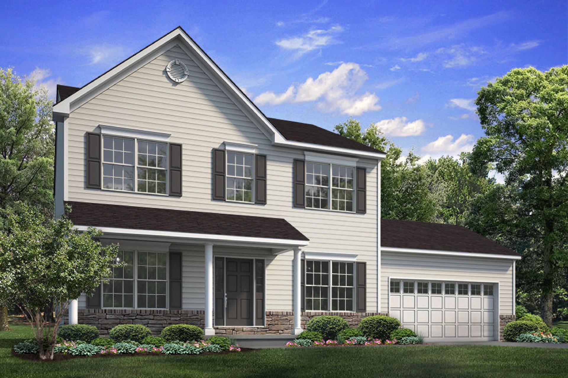 The Chapman New Home in Easton PA - Riverview Estates