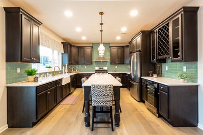 Breckenridge Grande Optional Kitchen Layout. 3,141sf New Home in Schnecksville, PA