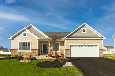 Folino Craftsman Exterior. 3br New Home in White Haven, PA