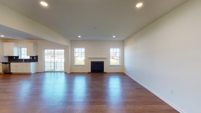Folino GreaFolino Great Room with Optional Fireplacet Room with Optional Gas Fireplace. 3br New Home in White Haven, PA