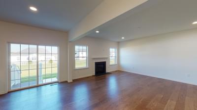 Folino Great Room with OptionFolino Great Room with Optional Fireplaceal Fireplace. 3br New Home in Mountain Top, PA