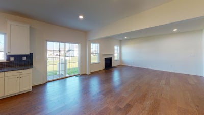 Folino Great Room with Optional Fireplace. 2,134sf New Home in Drums, PA