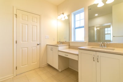 Folino Owner's Bath. 3br New Home in Mountain Top, PA