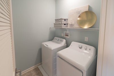 Meridian Second Floor Laundry. Center Valley, PA New Home