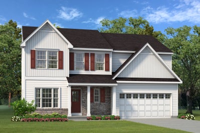 The Morgan New Home Plan in Mountain Top PA