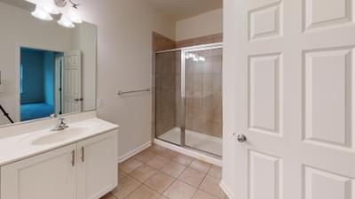 Reserve Inglewood II Owner's Bath. 3br New Home in Drums, PA