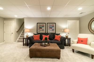 Sienna Optional Finished Basement. Center Valley, PA New Home