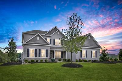 Sienna Exterior. 2,828sf New Home in Center Valley, PA