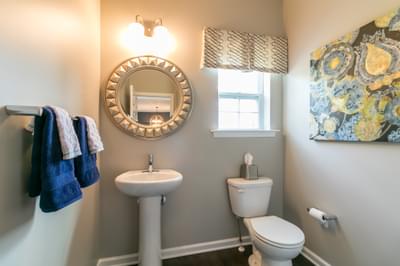 Sienna Powder Room. 2,828sf New Home in Center Valley, PA