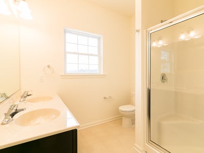 St. Andrews Owner's Bath. 3br New Home in White Haven, PA