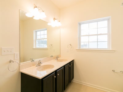 St. Andrews Owner's Bath. 1,776sf New Home in White Haven, PA