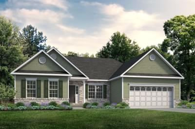 The Woodbury New Home Plan in Easton PA
