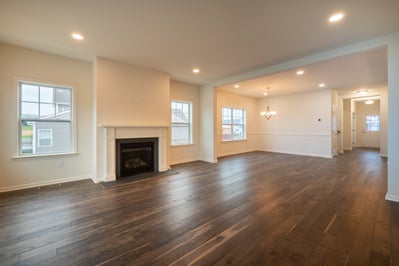 Franklyn Great Room (Optional Fireplace). New Home in White Haven, PA