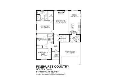 Country Base - Golden Oaks. Pinehurst New Home in White Haven, PA