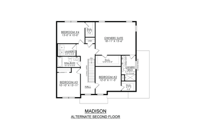 Madison - Sand Springs - 2nd Floor. 4br New Home in Drums, PA