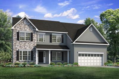 The Churchill New Home Plan in Easton PA