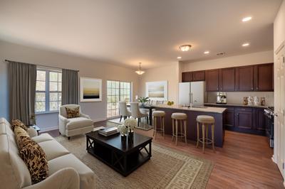 Towns at Woods Edge - Kitchen. 1,495sf New Home in Drums, PA