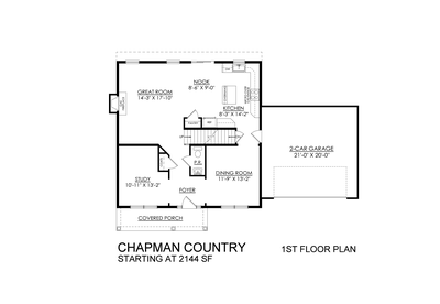 Chapman Country Base - 1st Floor. 4br New Home in Easton, PA