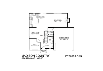 Madison Country Base - Sand Springs - 1st Floor. 4br New Home in Drums, PA