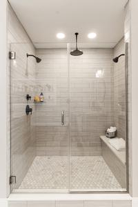 4' x 6' Fully Tiled Shower.