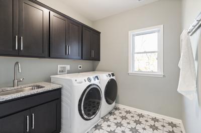 Preakness 2nd Floor Laundry Room. Preakness New Home in Bushkill Township, PA