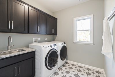 Preakness 2nd Floor Laundry Room. Center Valley, PA New Home