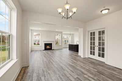Delaware Towns Dining Room. 2,383sf New Home in Easton, PA
