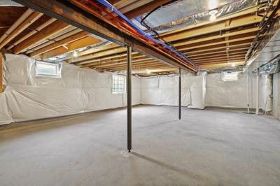 Delaware Towns Basement. 2,380sf New Home in Easton, PA