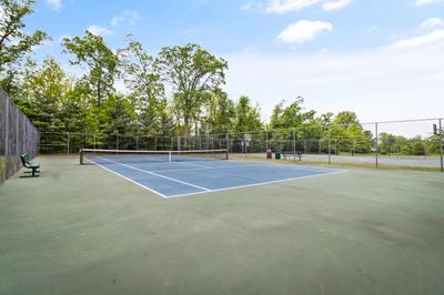 Community Tennis Court. Cordelia Twins New Home in Easton, PA
