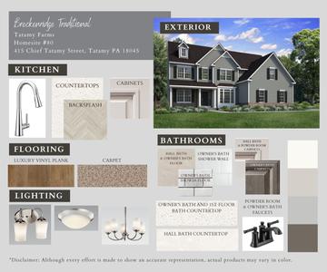 TF-80 Color Selections. 4br New Home in Tatamy, PA