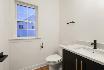 Jereford Powder Room. 3,442sf New Home in Schnecksville, PA