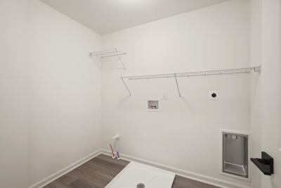 Jereford Second Floor Laundry Room. New Home in Bushkill Township, PA