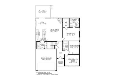 HC-16 Floor Plan. New Home in Mountain Top, PA