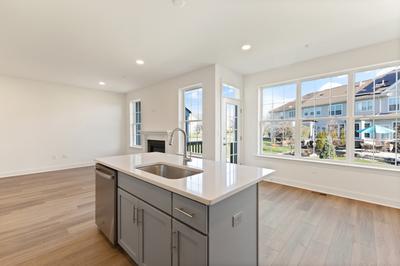 Lehigh Towns Kitchen. 2,145sf New Home in Easton, PA