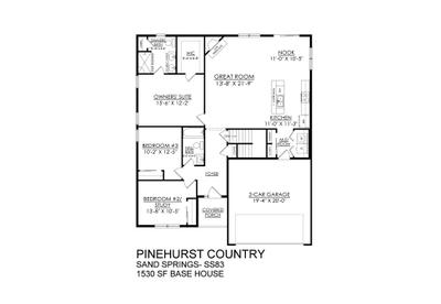 SS-83 Floorplan. 3br New Home in Drums, PA