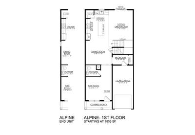 Alpine Base - 1st Floor. 3br New Home in Easton, PA