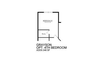 Grayson Base - Optional 4th Bedroom. Easton, PA New Home