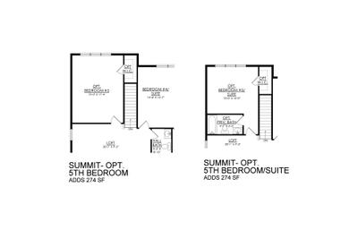 Summit Base - Optional 5th Bedroom. 2,357sf New Home in Easton, PA