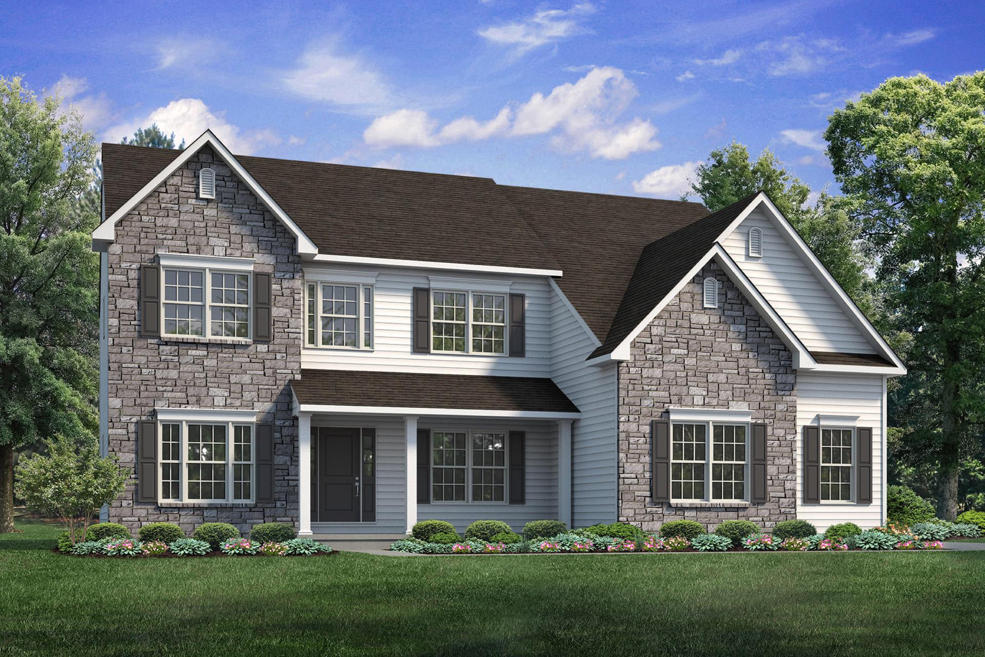 The Churchill New Home in Easton PA - Riverview Estates