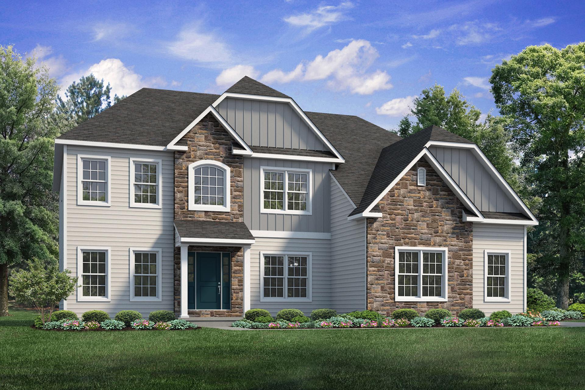 The Churchill New Home in Center Valley PA - Estates at Saucon Valley