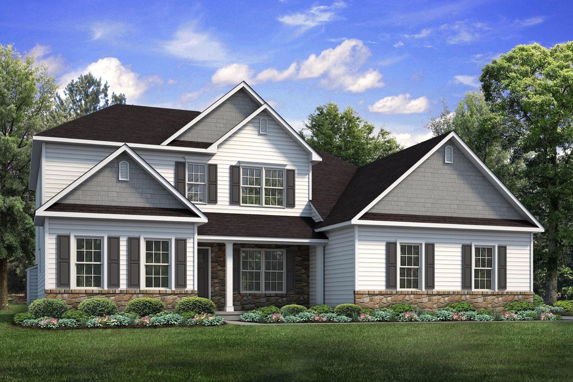 The Sienna New Home in Bushkill Township PA - High Street Estates