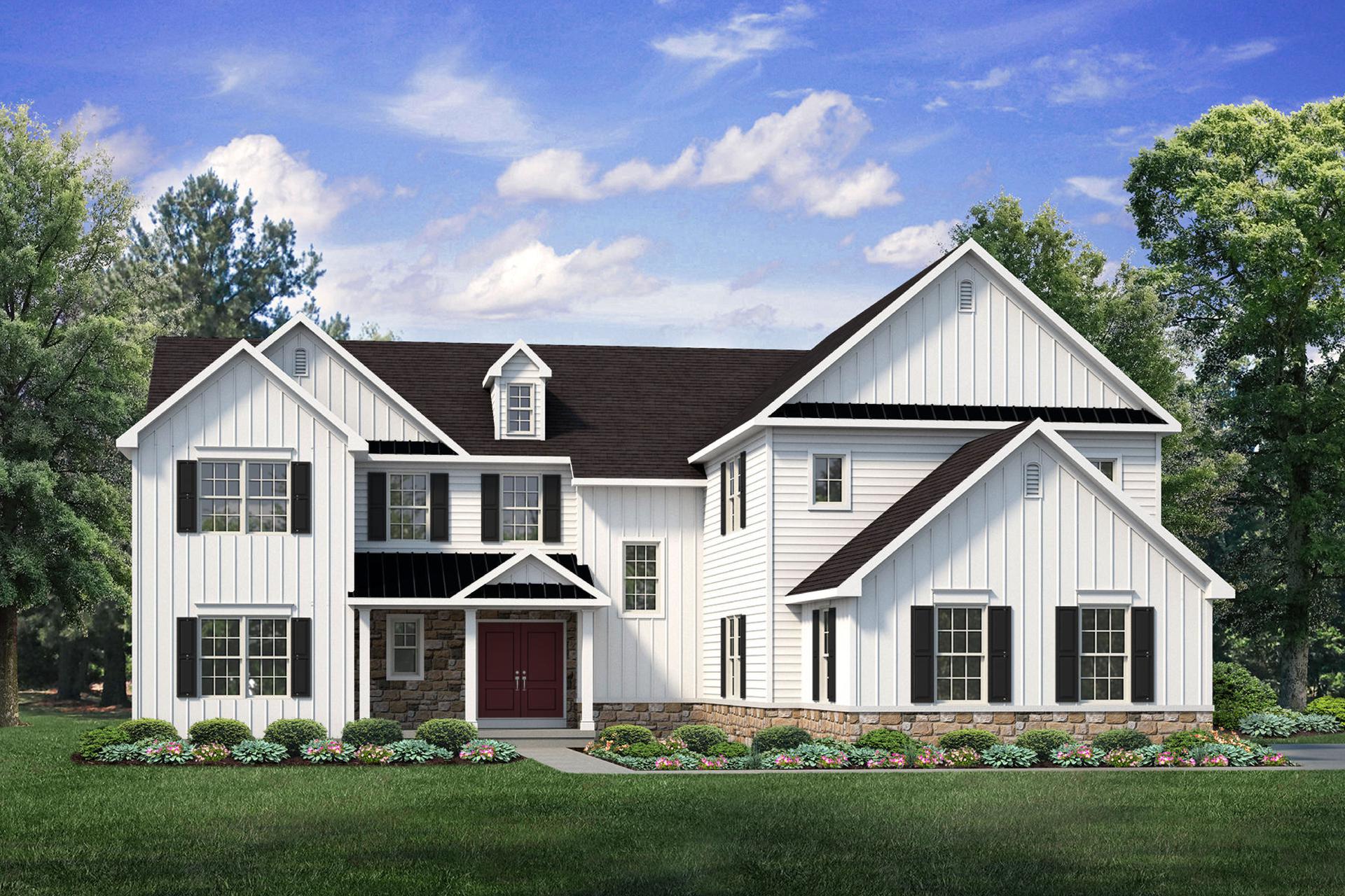 The Maverick New Home in Center Valley PA - Estates at Saucon Valley