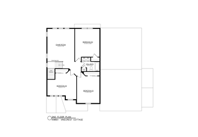 NW-89 2nd Floor Plan. Easton, PA New Home