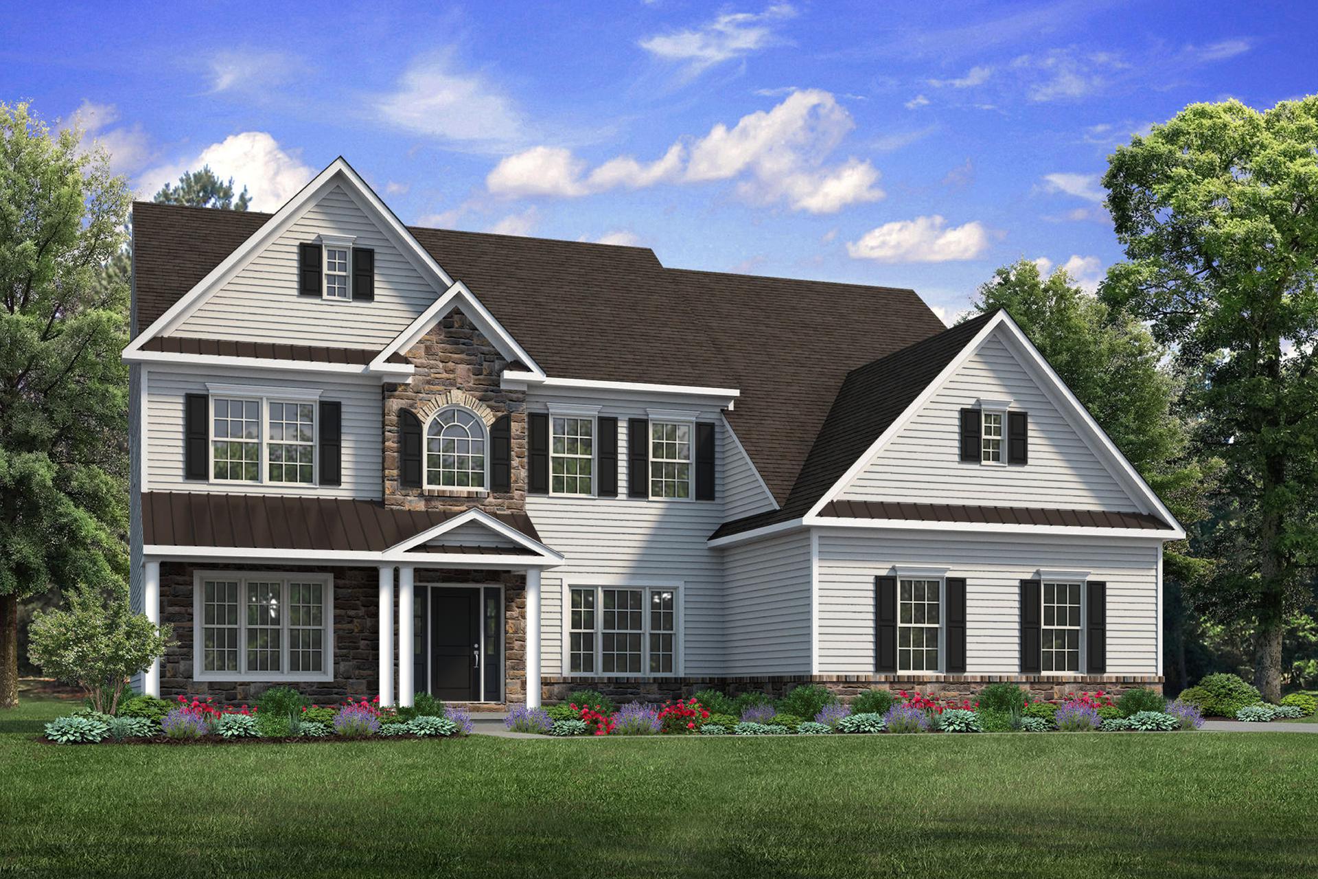The Jereford New Home in Center Valley PA - Estates at Saucon Valley