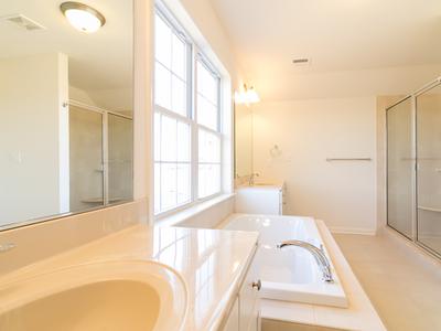 Preakness Owner's Suite with Optional Soaking Tub. 3,720sf New Home in Center Valley, PA